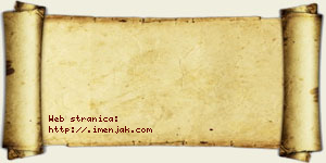 Tanja Vasiljević vizit kartica